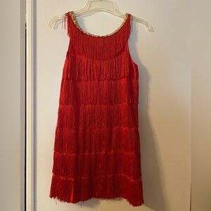 Girls size L, flapper Halloween dress